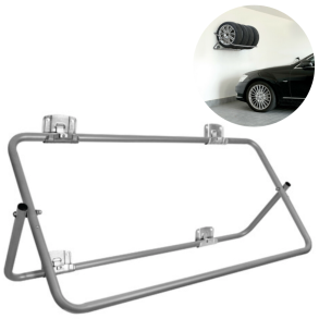 Hjulholder til vgmontering til 4 hjul - Robust & kraftig stl - Kompatibel med dk op til 765 mm