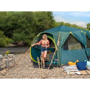 Telt 8-personers - Coleman Octagon 8 - Med blackout kabine (hjt til loftet)