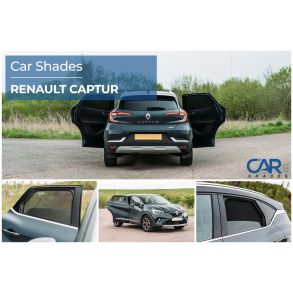 Solgardiner UV - Car Shades - Renault Captur rg. 2020-> (Kun til sideruder)