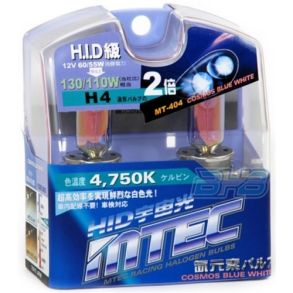 H4 P�re - MTEC Cosmos Blue White - 60/55W 2 stk.