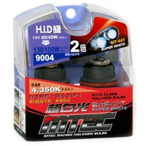 9004 P�re - MTEC Super White - 64/45 Watt 2 stk