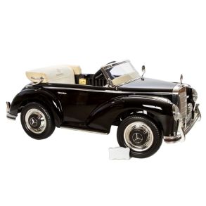 Elbil til b�rn - Mercedes 300S Sort - Med fjernbetjening, 2 hastigheder & musik