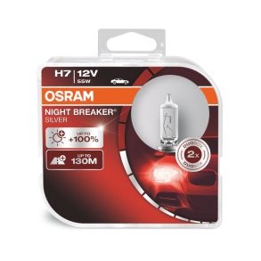 H7 Pre 12V / 55W - Osram Night Breaker Silver - (TWIN PACK)