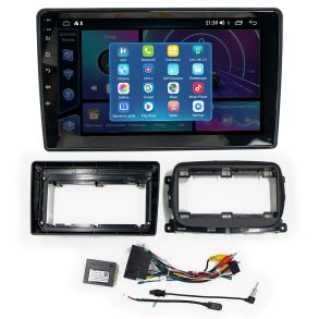 Autoradio 10,1'' kit til Fiat 500 2016-2019 - CarvillZ FYT10 - Trdls Carplay & Android Auto