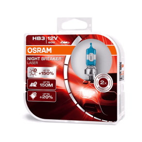 HB3 Prer - Osram Night Breaker Laser - 150% mere lys (2 stk)