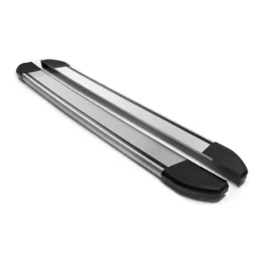 Trinbrt 2 stk. - Sort Aluminium (Omberg) - Fiat Doblo 2000->