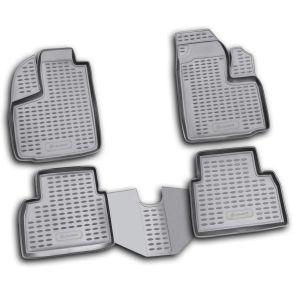 Gummimtte st med kant - FIAT Doblo Panorama 2001-> 4 stk.