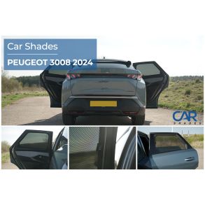 Solgardiner UV - Car Shades - Peugeot 3008 rg. 2024-> (Kun til sideruder)