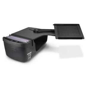 Mobil office med 30 cm forlngerarm - AutoExec Reach Desk Left Side Black - Mobil kontor