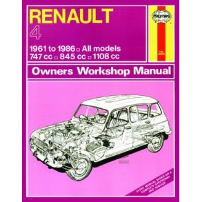 Reparationsbog Haynes - Renault 4 (61 - 86)