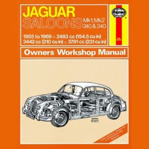 Reparationsbog Haynes - Jaguar MkI & II, 240 & 340 (55 - 69)