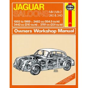 Reparationsbog Haynes - Jaguar MkI & II, 240 & 340 (55 - 69)