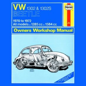 Reparationsbog Haynes - Volkswagen Beetle 1302 & 1302S (70 - 72)