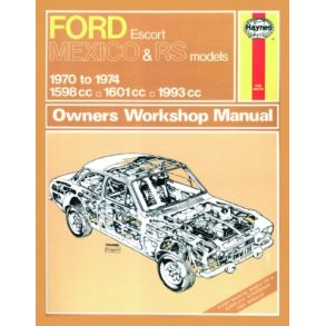 Reparationsbog Haynes - Ford Escort Mk I Mexico, RS 1600 & RS 2000 (70 - 74)