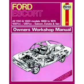 Reparationsbog Haynes - Ford Escort Mk I 1100 & 1300 (68 - 74)