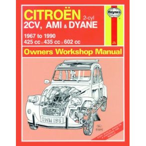 Reparationsbog Haynes - Citroen 2CV, Ami Og Dyane (67 - 90)