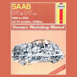 Reparationsbog Haynes - Saab 95 & 96 (66 - 76)