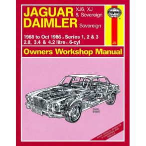 Reparationsbog Haynes - Jaguar XJ6, XJ & Sovereign; Daimler Sovereign (68 - Oct 86)