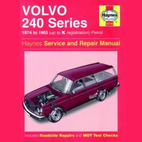 Reparationsbog Haynes - Volvo 240 Series Benzin (74 - 93)
