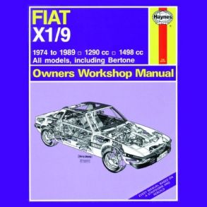 Reparationsbog Haynes - Fiat X1/9 (74 - 89)