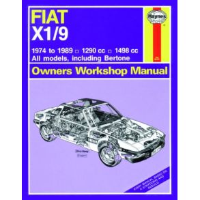 Reparationsbog Haynes - Fiat X1/9 (74 - 89)