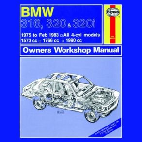 Reparationsbog Haynes - BMW 316, 320 and 320i (4-cyl) (75 - Feb 83)