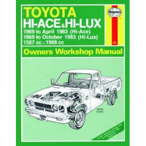 Reparationsbog Haynes - Toyota Hi-Ace & Hi-Lux Benzin (69 - Oct 83)