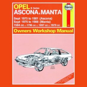 Reparationsbog Haynes - Opel Ascona & Manta (B Series) (Sept 75 - 88)