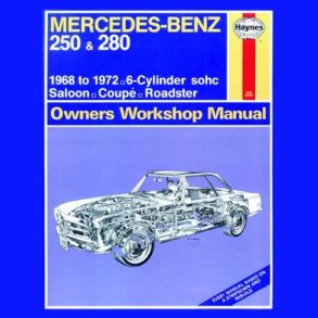 Reparationsbog Haynes - Mercedes-Benz 250 & 280 (68 - 72)