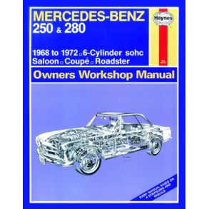 Reparationsbog Haynes - Mercedes-Benz 250 & 280 (68 - 72)