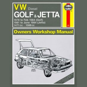 Reparationsbog Haynes - Volkswagen Golf & Jetta Mk 1 Diesel (78 - 84)