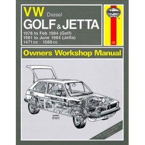 Reparationsbog Haynes - Volkswagen Golf & Jetta Mk 1 Diesel (78 - 84)