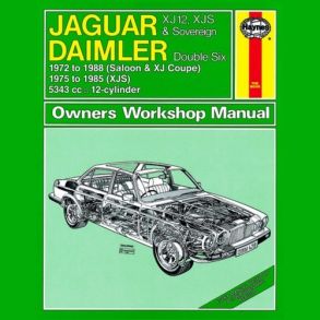 Reparationsbog Haynes - Jaguar XJ12, XJS & Sovereign; Daimler Double Six (72 - 88)