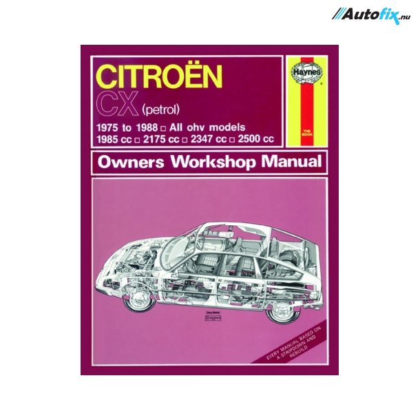 Reparationsbog Haynes - Citroen CX Benzin (75 - 88)