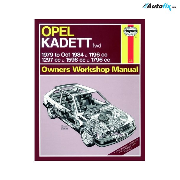 Reparationsbog Haynes - Opel Kadett Benzin (Nov 79 - Oct 84)