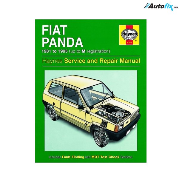 Reparationsbog Haynes - Fiat Panda (81 - 95)