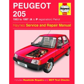 Reparationsbog Haynes - Peugeot 205 Benzin (83 - 97)