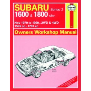 Reparationsbog Haynes - Subaru 1600 & 1800 (Nov 79 - 90)