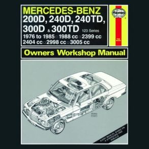 Reparationsbog Haynes - Mercedes B 200D, 240D, 240TD, 300D & 300TD 123 Diesel (76 - 85)