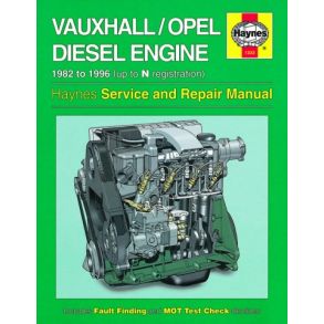 Reparationsbog Haynes - Opel 1.5, 1.6 & 1.7 litre Diesel Engine (82 - 96)
