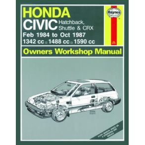 Reparationsbog Haynes - Honda Civic (Feb 84 - Oct 87)
