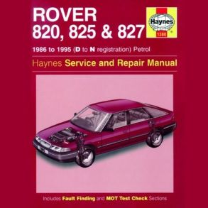 Reparationsbog Haynes - Rover 820, 825 & 827 Benzin (86 - 95)