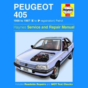 Reparationsbog Haynes - Peugeot 405 Benzin (88 - 97)