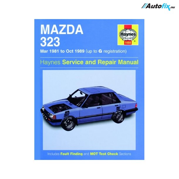 Reparationsbog Haynes - Mazda 323 (Mar 81 - Oct 89)