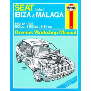 Reparationsbog Haynes - Seat Ibiza & Malaga Benzin (85 - 92)
