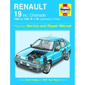 Reparationsbog Haynes - Renault 19 Benzin (89 - 96)