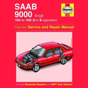 Reparationsbog Haynes - Saab 9000 (4-cyl) (85 - 98)