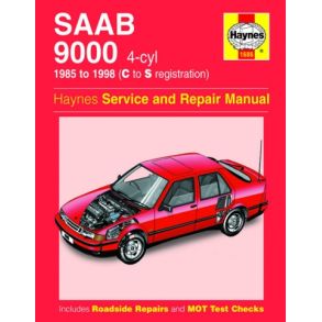 Reparationsbog Haynes - Saab 9000 (4-cyl) (85 - 98)