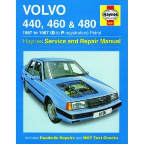 Reparationsbog Haynes - Volvo 440, 460 & 480 Benzin (87 - 97)