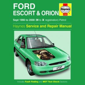 Reparationsbog Haynes - Ford Escort & Orion Benzin (Sept 90 - 00)